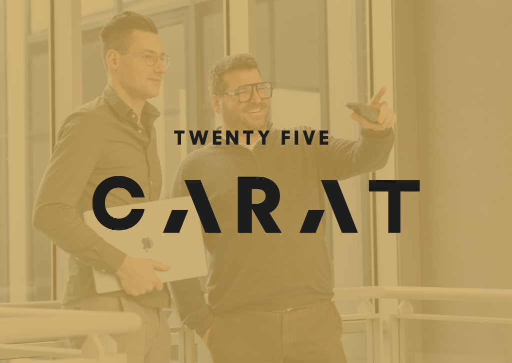 Twenty Five Carat logo op foto